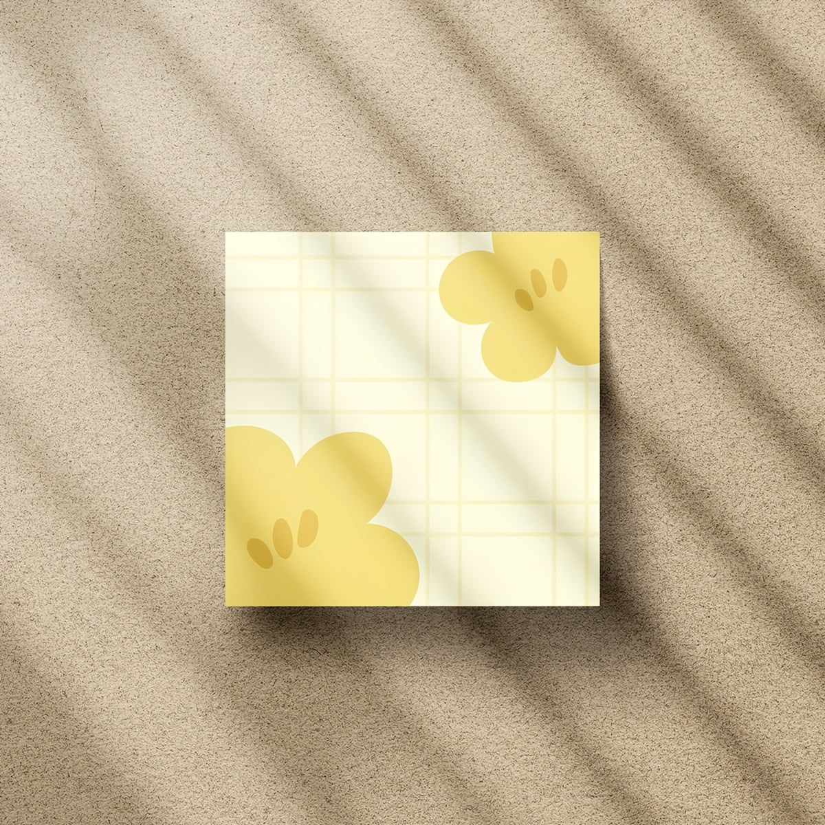 Cute 1pc\u002F4pcs 3x3 inch Self-Sticking Note Papers set, Adorable Cartoon Memo Pads with High-Adhesive, Reusable Tearable Post it Notes for Journal Planners Office School Home, Bulk Cute Stationery Gift