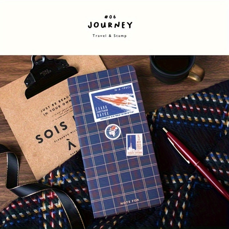 1pc of Hard-Faced Weekly Planner Notebook, a Korean Stationery Item