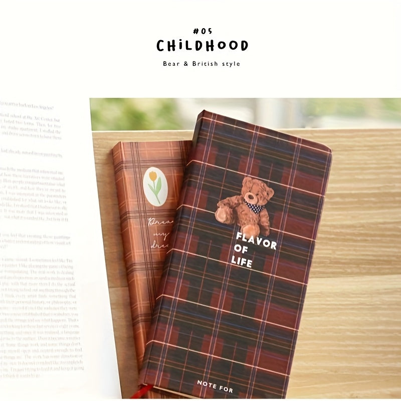 1pc of Hard-Faced Weekly Planner Notebook, a Korean Stationery Item