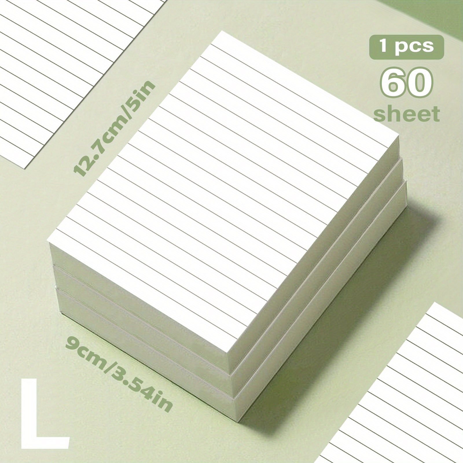 80 Small & 60 Large Sticky Notes 80 Small & 60 Large\u002FMedium Self-Adhesive Portable Student Note Markers: The Perfect Book of Horizontal Strip & Grid Sticky Notes for School & Office Use!