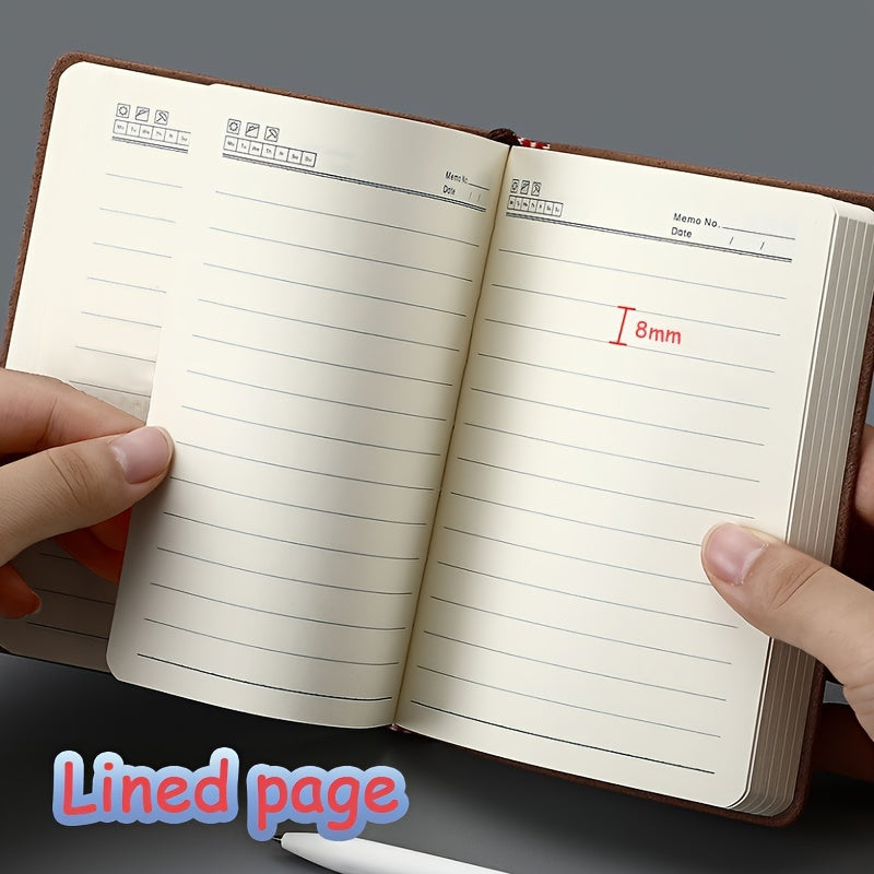 A6 360-Page Blank Lined Notebook