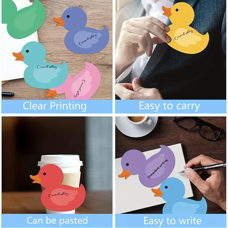 Cute Duck Planner Sticky Notes, Assorted Colors for Daily Planning\u002FLogging, Ideal School & Office Supplies or Christmas Gift