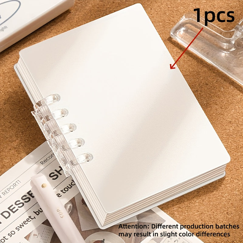 A7 Small Notebook with 80 Sheets, Portable Pocket-Sized Notepad in Easy Candy Colors, Thickened Notebook, Loose-Leaf Diary for School And Office Supplies