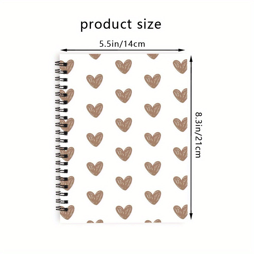 5 Premium Spiral Notebooks Set of 5 Premium Spiral Notebooks, Ideal for Everyday Office Tasks, Measuring 5.5 X 8.3 Inches, Featuring 50 Pages, Adorned with a Simple Yet Enchanting Cover, Perfect for Any Occasion