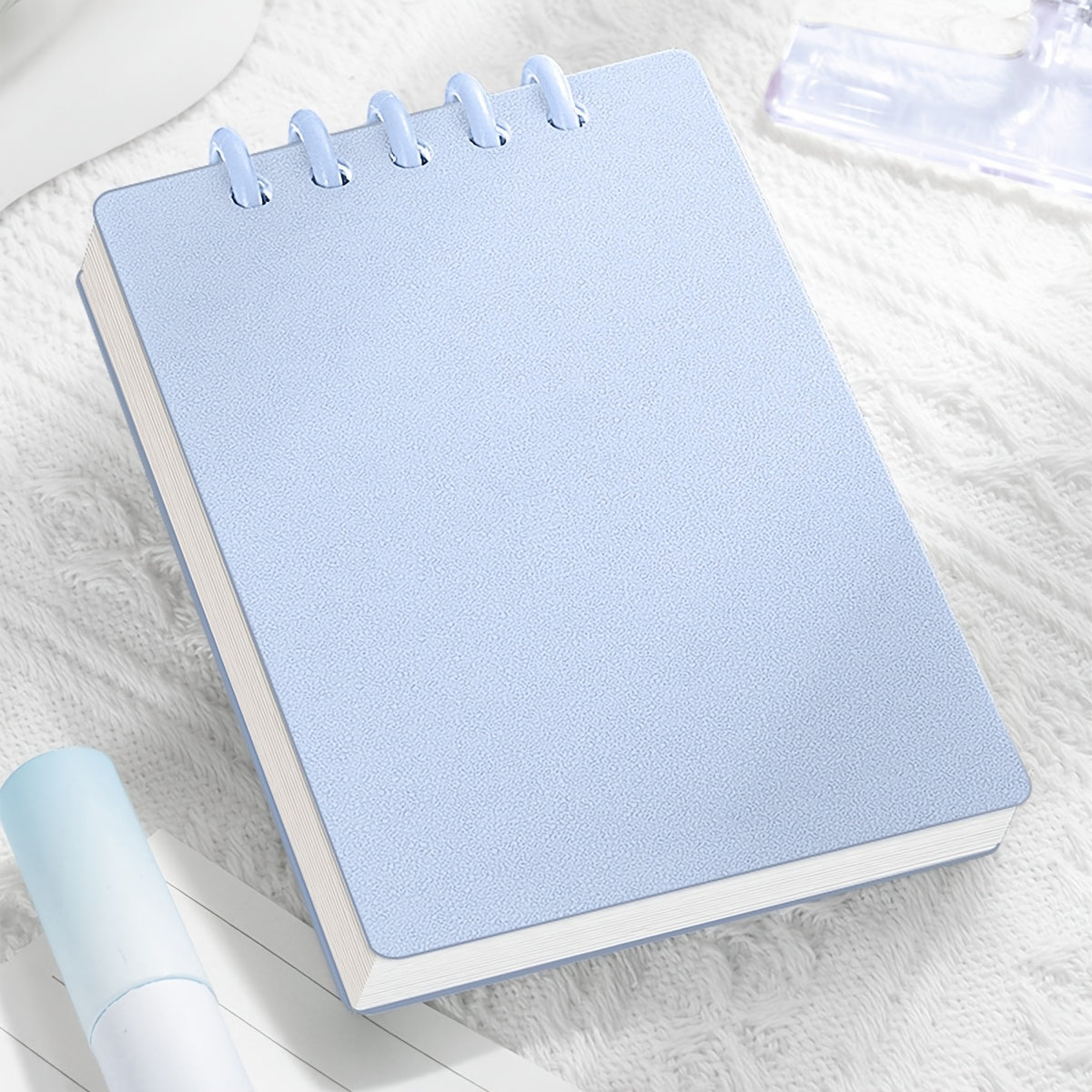 A7 Small Notebook with 80 Sheets, Portable Pocket-Sized Notepad in Easy Candy Colors, Thickened Notebook, Loose-Leaf Diary for School And Office Supplies