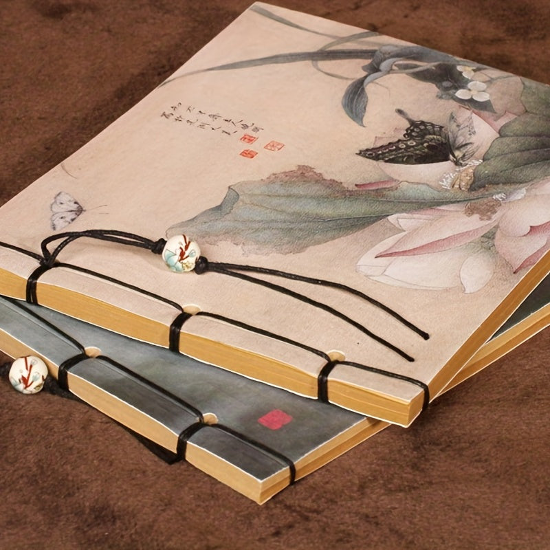 80 Sheets\u002F1 Book Sketchbook 6.77in*5.55in with Tassel Thread-Bound Notebook, Sketch Pad, Notepad, Diary, Art Book, Blank Drawing Book