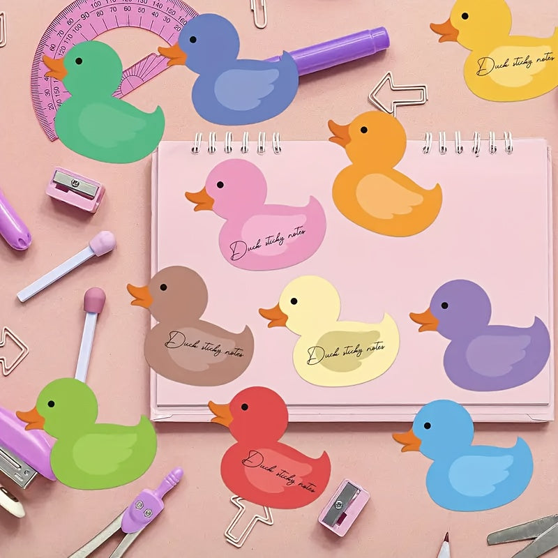 Cute Duck Planner Sticky Notes, Assorted Colors for Daily Planning\u002FLogging, Ideal School & Office Supplies or Christmas Gift